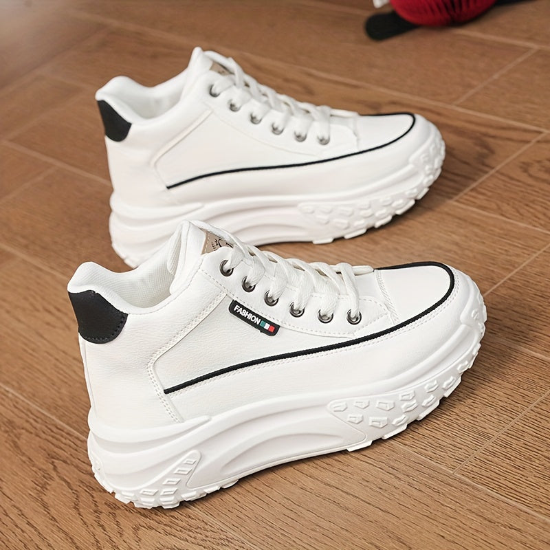 shoes all-match flat high-top casual student shoes 35-43 size beautiful