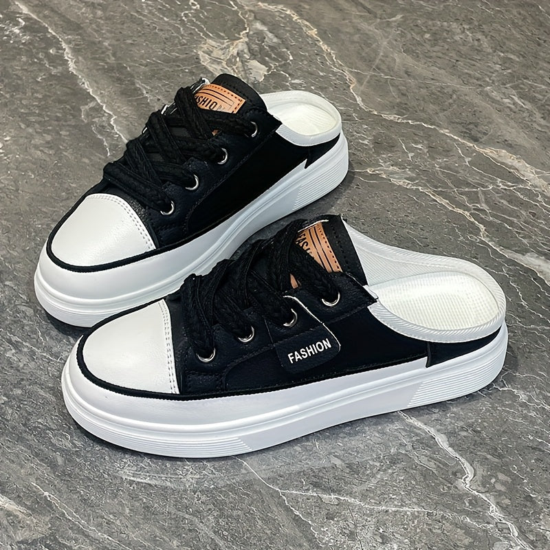 Summer Half-toe Sandals For Women; Breathable And Comfortable Student Shoes; Fashionable Slippers