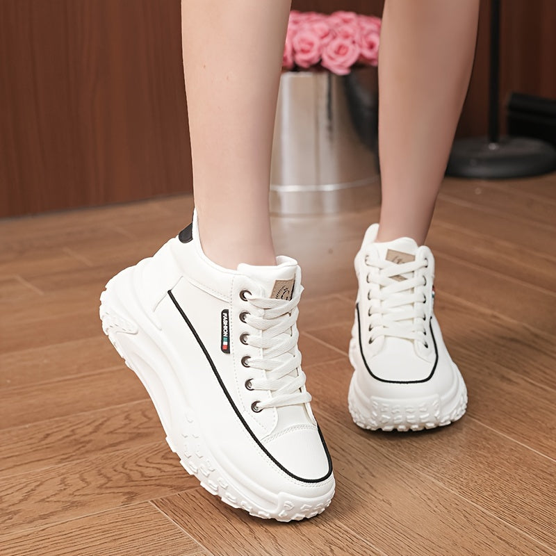 shoes all-match flat high-top casual student shoes 35-43 size beautiful