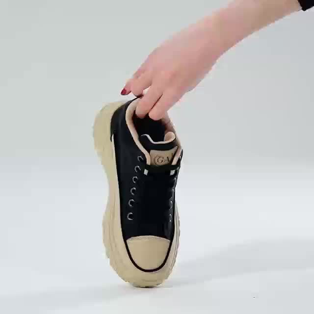 shoes all-match flat high-top casual student shoes 35-43 size beautiful