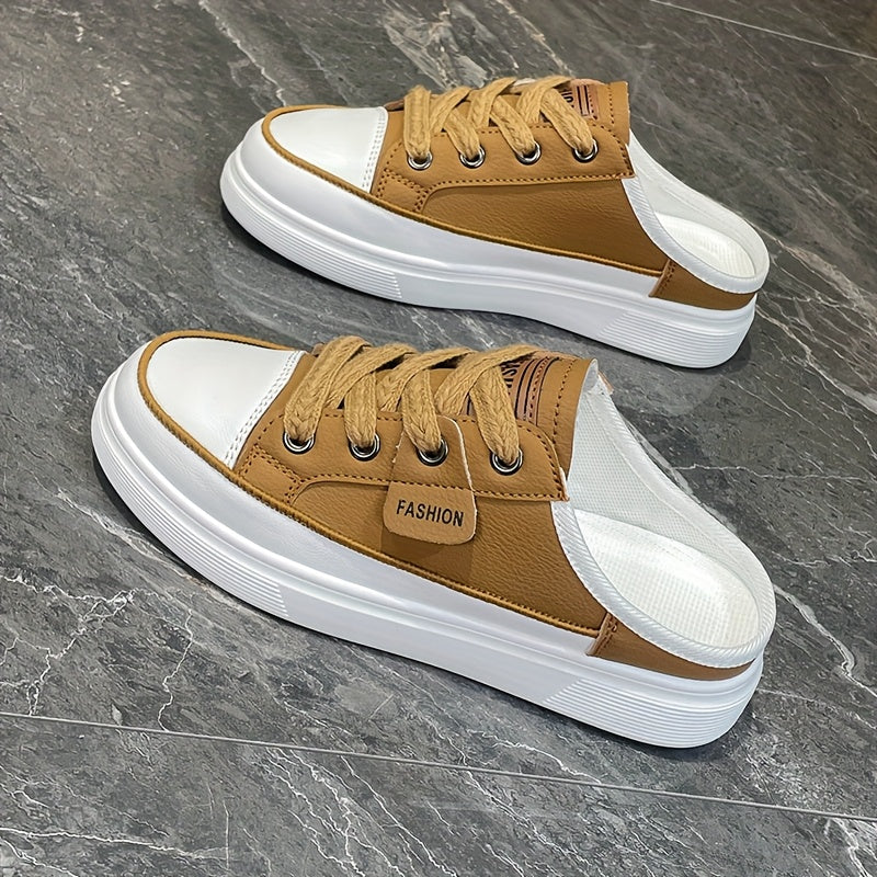 Summer Half-toe Sandals For Women; Breathable And Comfortable Student Shoes; Fashionable Slippers