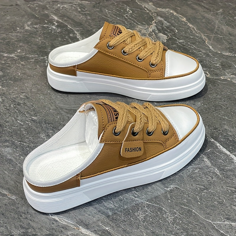 Summer Half-toe Sandals For Women; Breathable And Comfortable Student Shoes; Fashionable Slippers