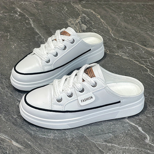 Summer Half-toe Sandals For Women; Breathable And Comfortable Student Shoes; Fashionable Slippers